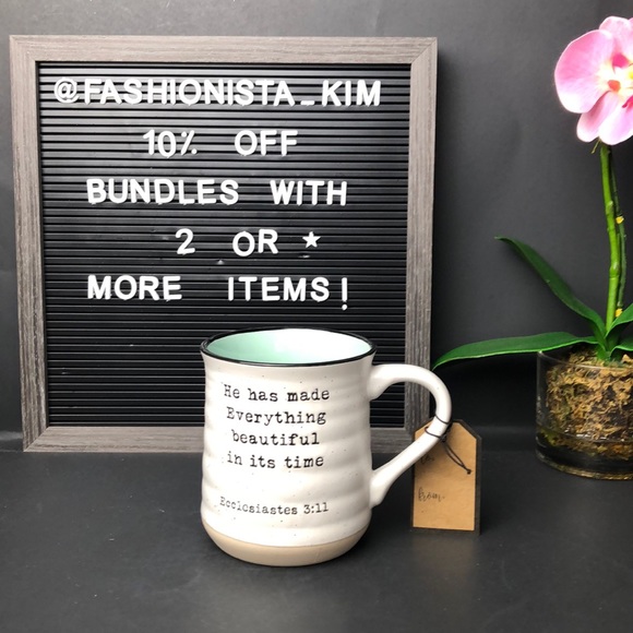 New He has made everything beautiful mug - Picture 3 of 6